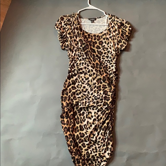 bebe Dresses & Skirts - Leopard print Bebe dress